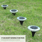 4/8 LEDs Solar Powered Buried Light Outdoor Pathway Garden Decking - Life's Fun Treasures