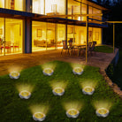 4/8 LEDs Solar Powered Buried Light Outdoor Pathway Garden Decking - Life's Fun Treasures