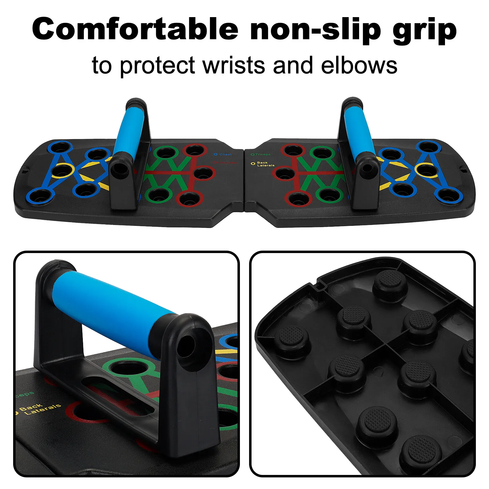 28 in 1 Push Up Rack Board System Fitness Workout Train Home Gym - Life's Fun Treasures