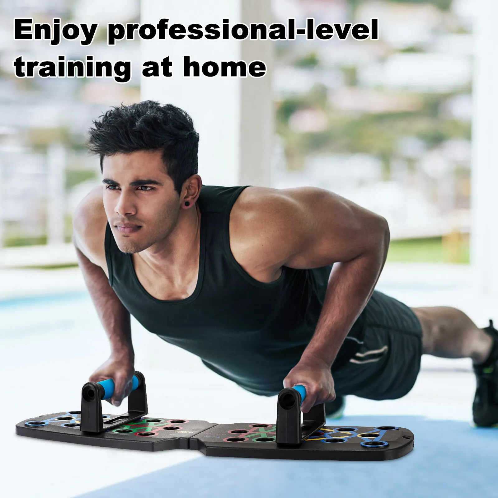 28 in 1 Push Up Rack Board System Fitness Workout Train Home Gym - Life's Fun Treasures