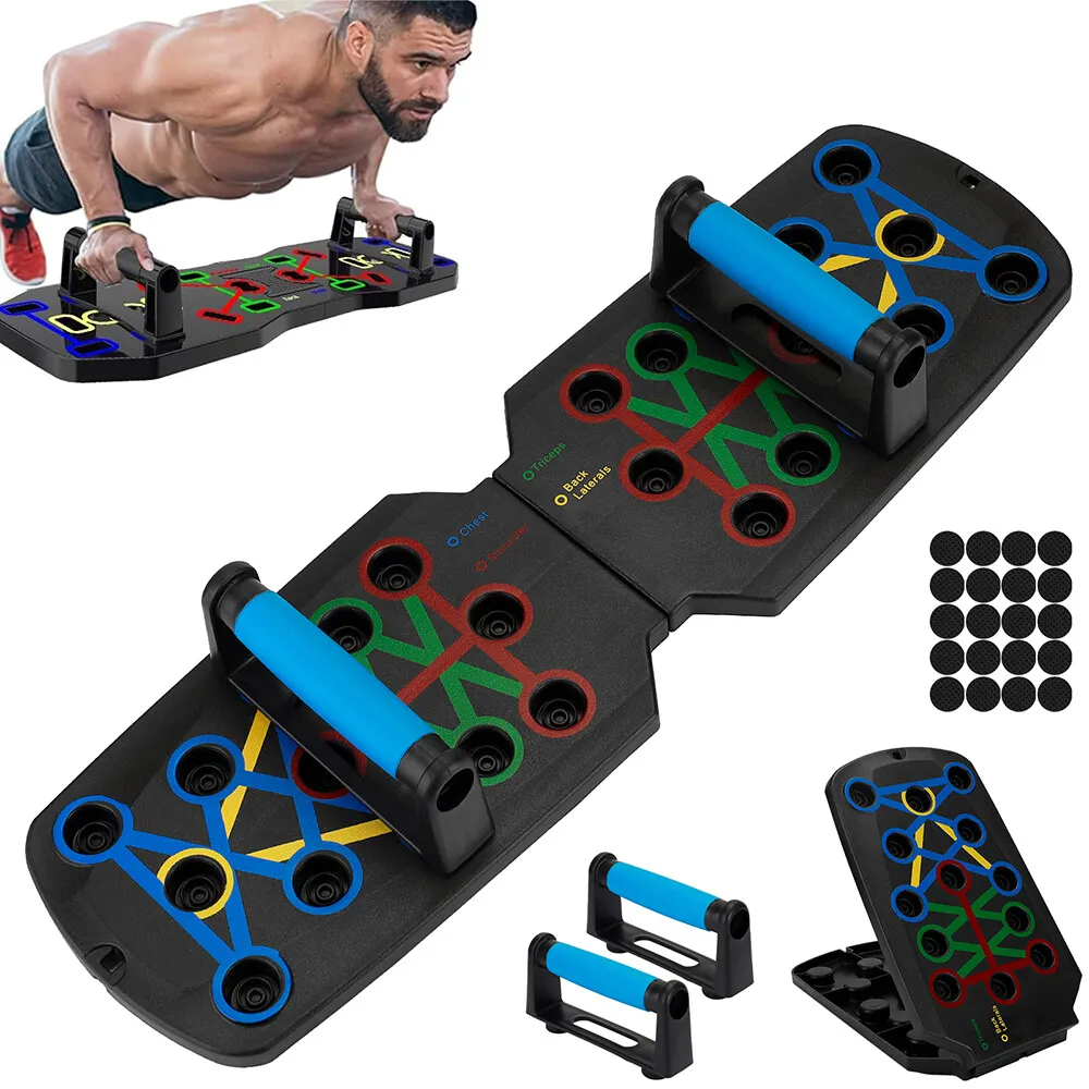 28 in 1 Push Up Rack Board System Fitness Workout Train Home Gym - Life's Fun Treasures