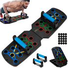 28 in 1 Push Up Rack Board System Fitness Workout Train Home Gym - Life's Fun Treasures