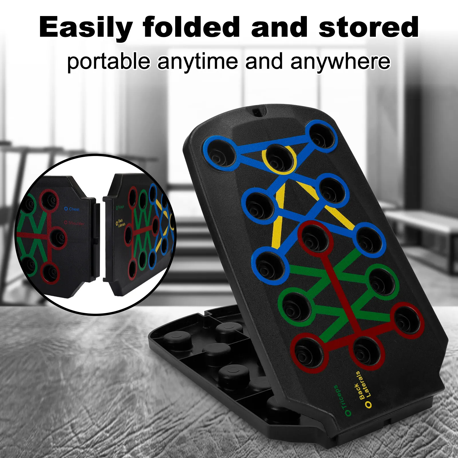 28 in 1 Push Up Rack Board System Fitness Workout Train Home Gym - Life's Fun Treasures