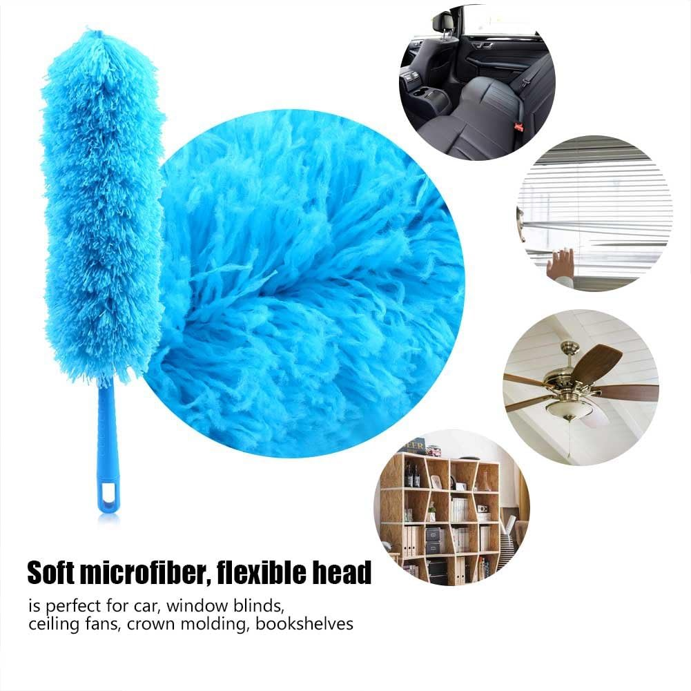 Microfiber Duster Cleaning Brush Dust Cleaner Bendable Handle Soft - Life's Fun Treasures