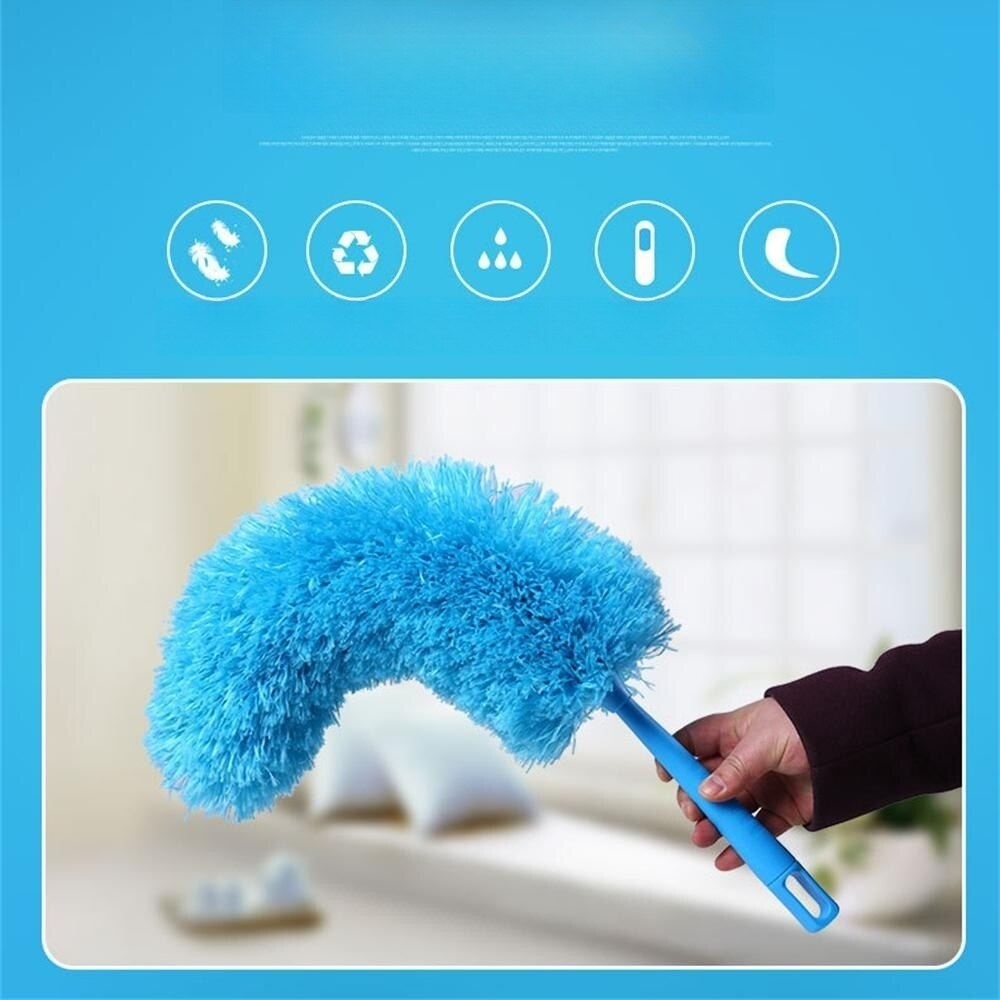 Microfiber Duster Cleaning Brush Dust Cleaner Bendable Handle Soft - Life's Fun Treasures