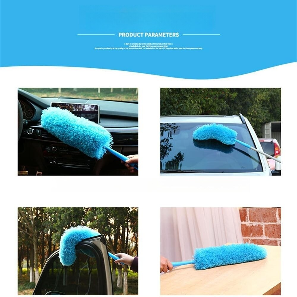 Microfiber Duster Cleaning Brush Dust Cleaner Bendable Handle Soft - Life's Fun Treasures