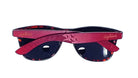 Red Bamboo Tortoise Framed Sunglasses With Wood Case, Artisan Engraved - Life's Fun Treasures