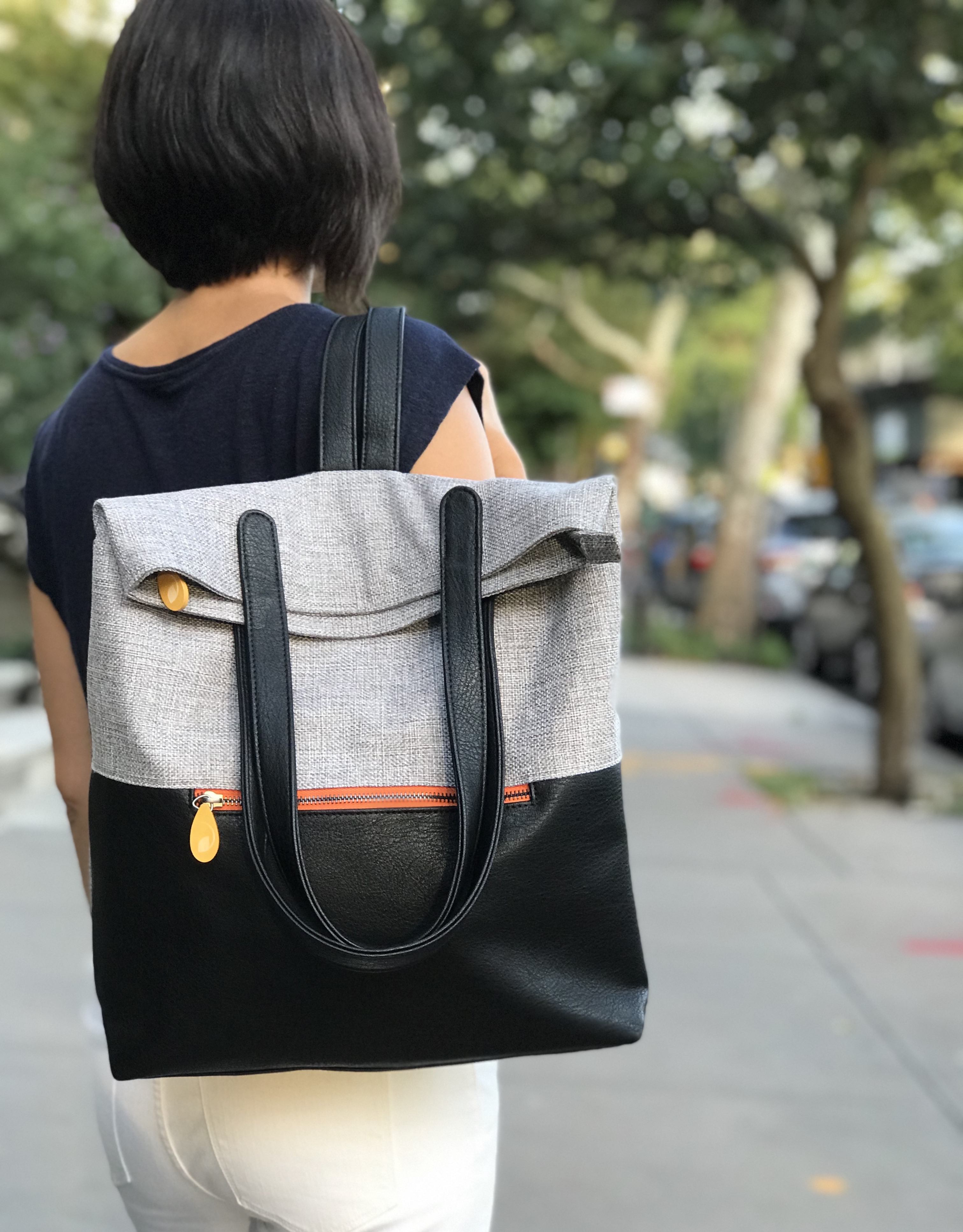 Greenpoint Vegan Backpack Tote - Life's Fun Treasures