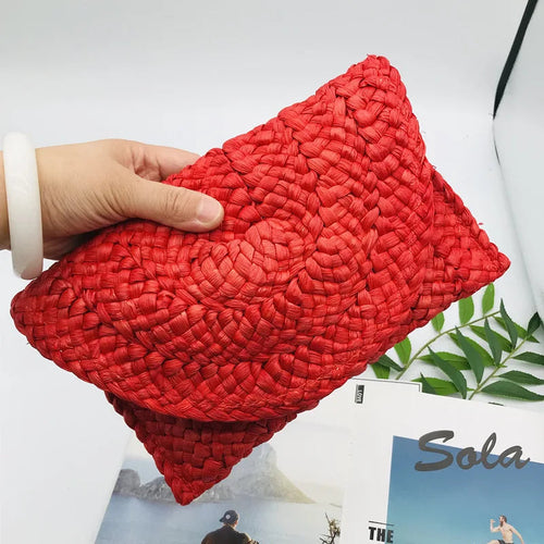 Corn Husk Handmade Women's Straw Bag - Life's Fun Treasures