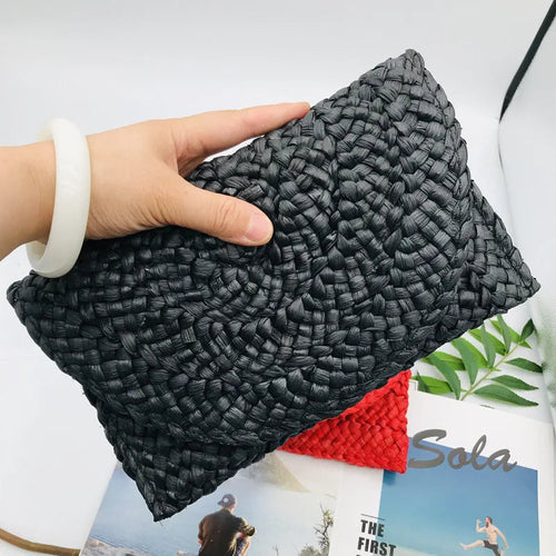 Corn Husk Handmade Women's Straw Bag - Life's Fun Treasures