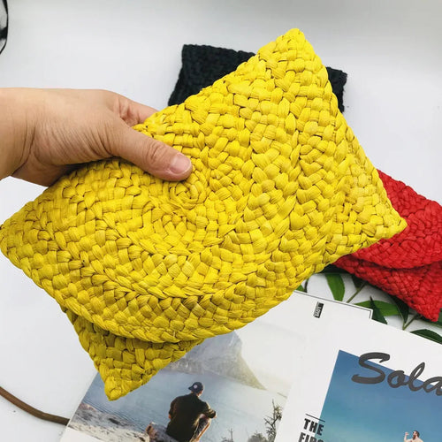 Corn Husk Handmade Women's Straw Bag - Life's Fun Treasures
