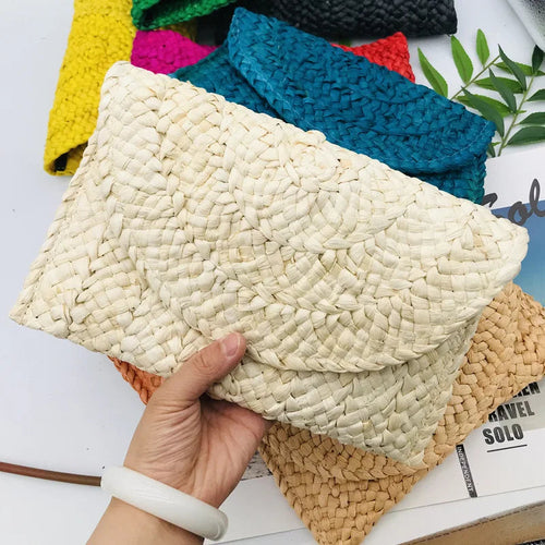 Corn Husk Handmade Women's Straw Bag - Life's Fun Treasures