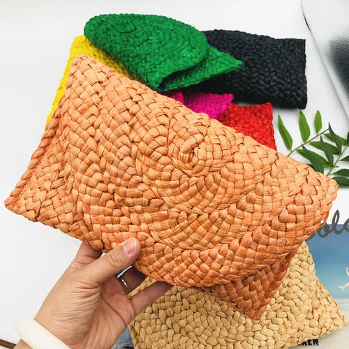 Corn Husk Handmade Women's Straw Bag - Life's Fun Treasures