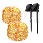 Mini Fiery 100 Lights Shine Like Firebugs With Solar Power 2/ Pak - Life's Fun Treasures