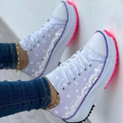 2022 Pattern Canvas Women Sneakers Casual Sport Shoes - Life's Fun Treasures