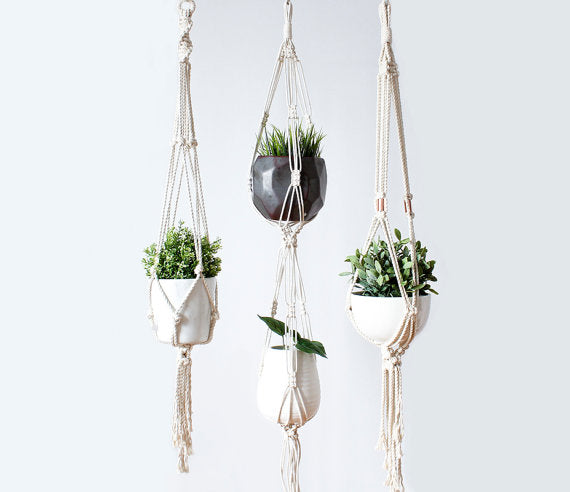 Plant Hanger, Macrame Plant Holder - Life's Fun Treasures