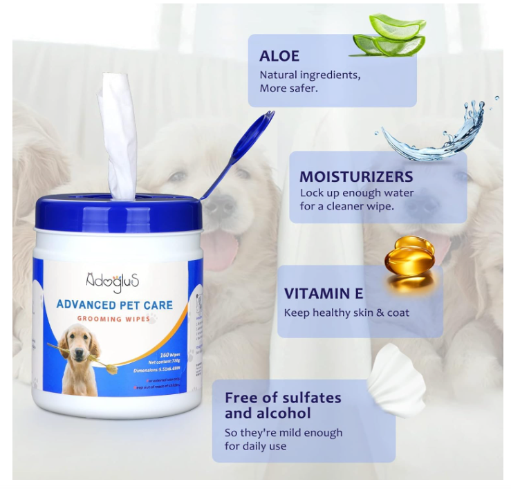 Pet Wipes with free cotton swabs - Life's Fun Treasures