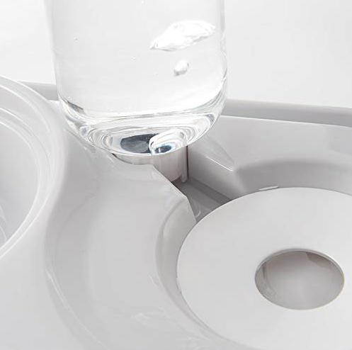 Stainless Steel Pet Bowls with Automatic Water Bottle - Life's Fun Treasures