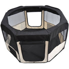 PawHut 49.2-inch Soft Pet Playpen Folding Tent Kennel Puppy Cat Dog - Life's Fun Treasures