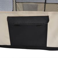 PawHut 49.2-inch Soft Pet Playpen Folding Tent Kennel Puppy Cat Dog - Life's Fun Treasures