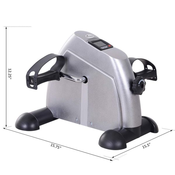 Soozier Pedal Exerciser Portable Mini Bike Indoor Cycle Fitness Arm - Life's Fun Treasures