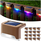 Solar Deck Lights LED Waterproof Outdoor Solar Powered LED Step Light - Life's Fun Treasures