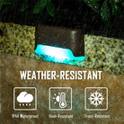 Solar Deck Lights LED Waterproof Outdoor Solar Powered LED Step Light - Life's Fun Treasures