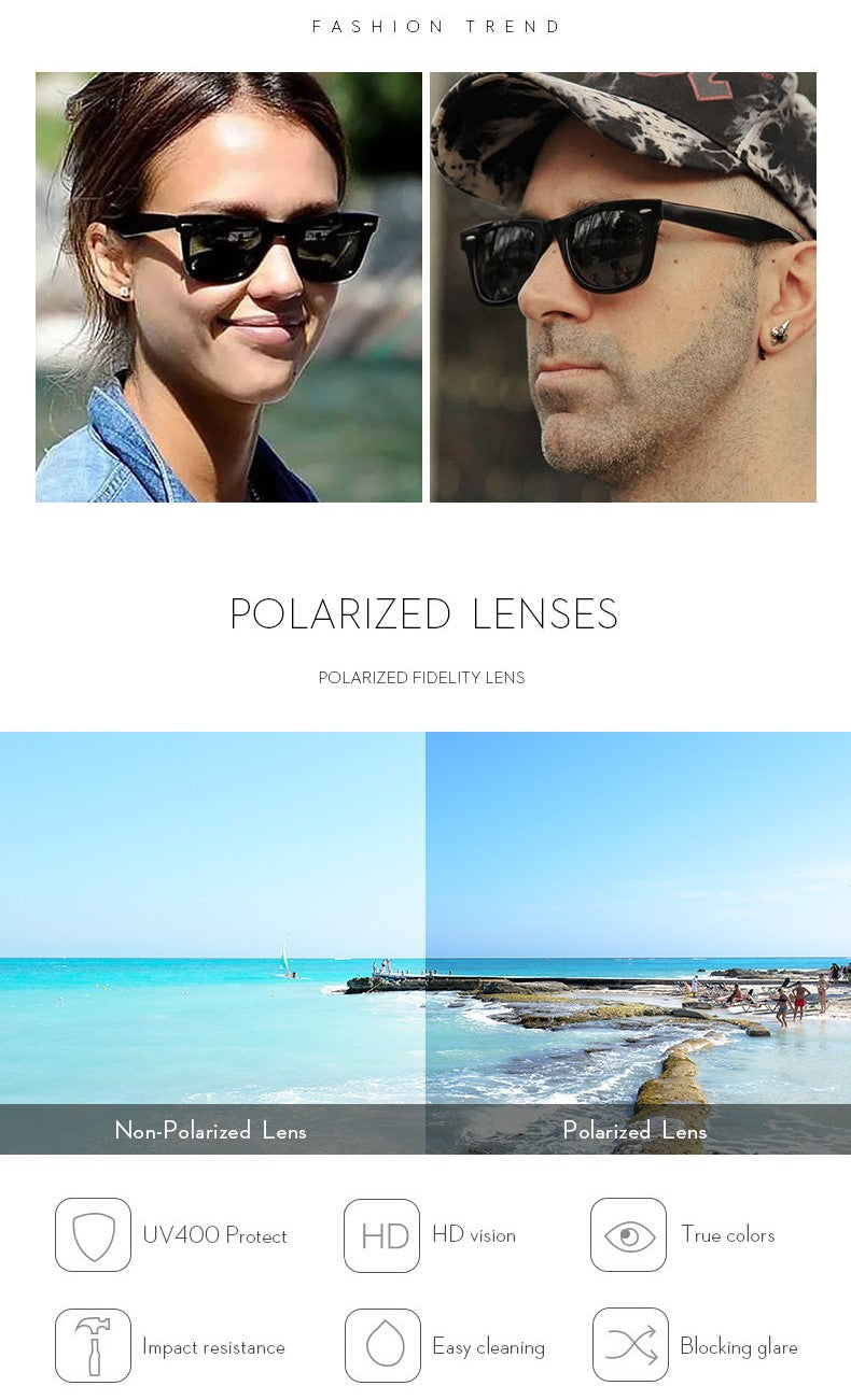UV400 Men Women Fashion Polarized Sunglasses - Life's Fun Treasures