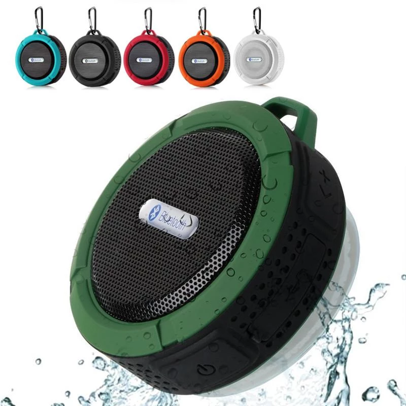 Mini Portable Waterproof Bluetooth Speaker with Suction Cup - Life's Fun Treasures