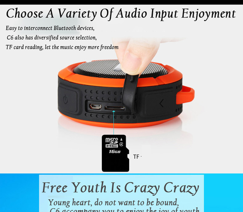 Mini Portable Waterproof Bluetooth Speaker with Suction Cup - Life's Fun Treasures