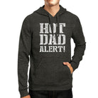 Hot Dad Alert Unisex Dark Gray Pullover Hoodie - Life's Fun Treasures
