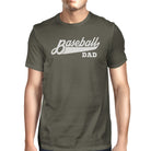 Baseball Dad Men's Dark Gray Cotton Shirt Funny - Life's Fun Treasures