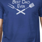 Best Bbq Dad Mens Blue Graphic Tee For Barbeque - Life's Fun Treasures