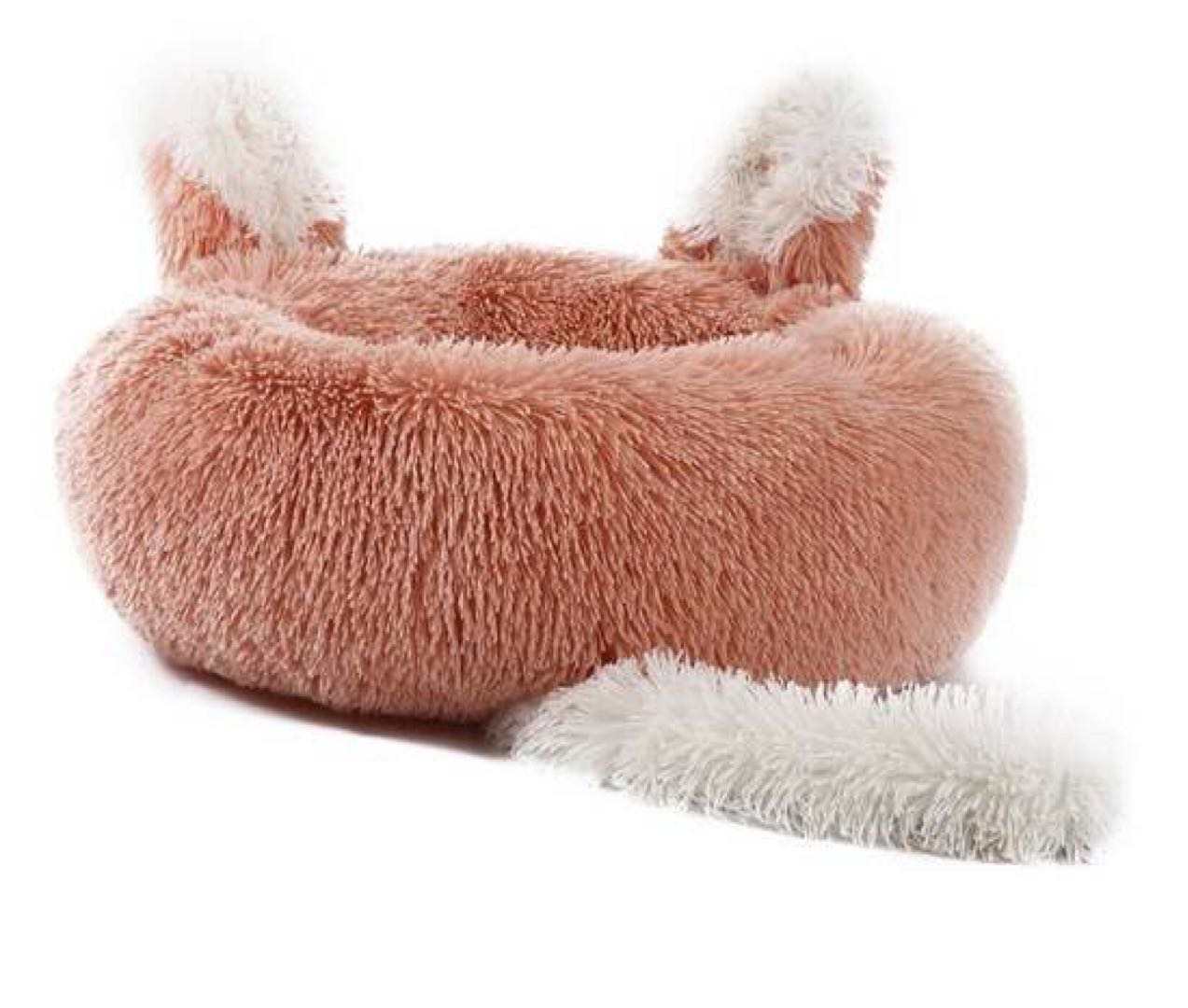 Fast Shipping Plush Pet Bed with Ears and Tail for Cats and Small Dogs - Life's Fun Treasures