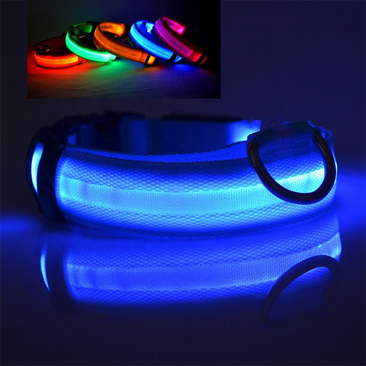 USB RECHARGEABLE LED PET DOG COLLAR - Life's Fun Treasures