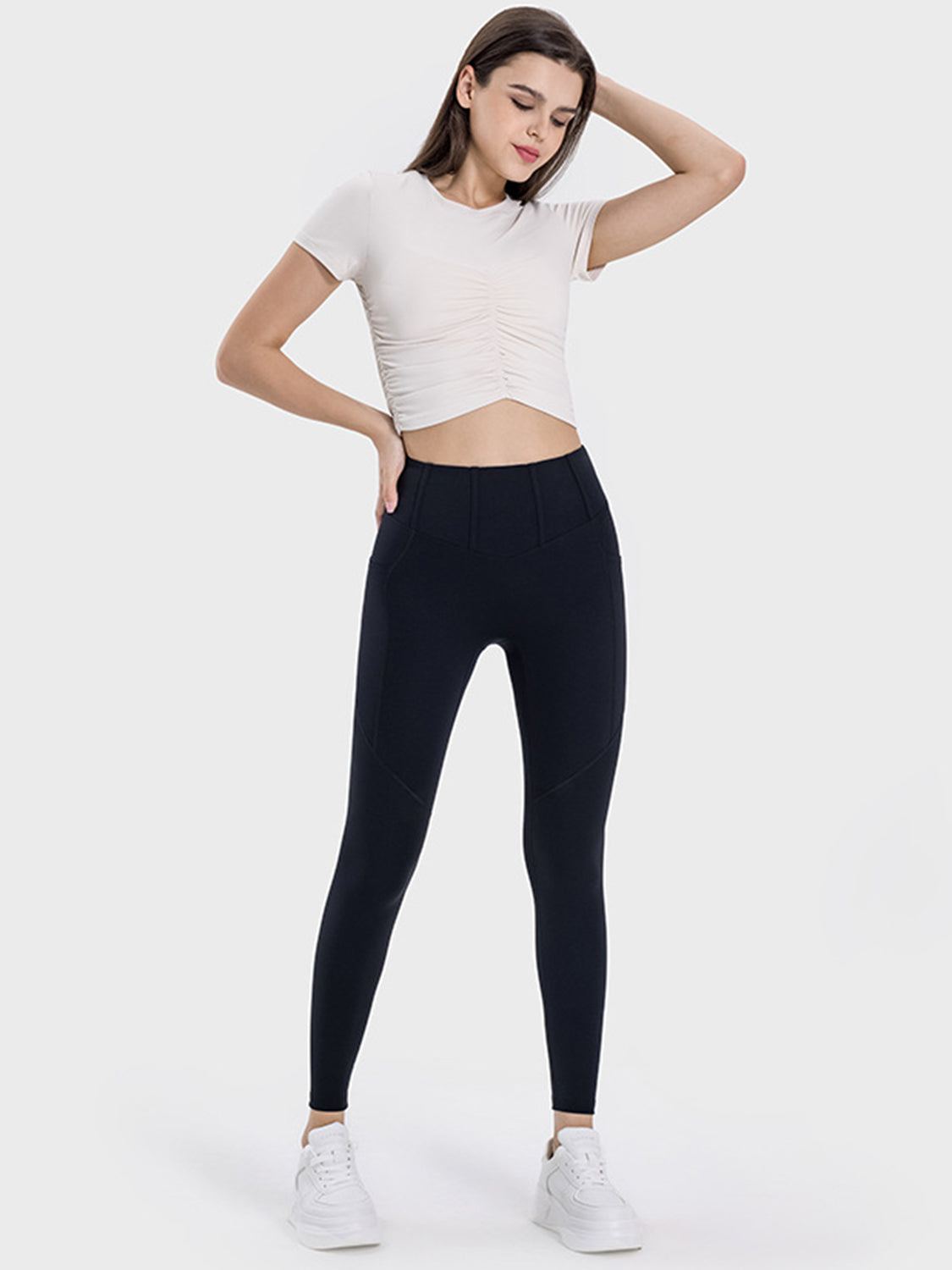 Millennia Pocketed High Waist Active Leggings.