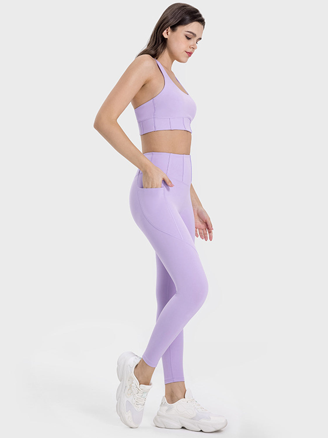 Millennia Pocketed High Waist Active Leggings.