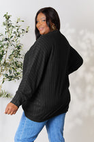 Basic Bae Full Size Ribbed Cocoon Cardigan - Life's Fun Treasures
