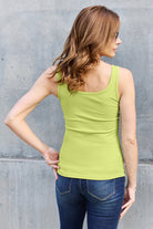 Basic Bae Full Size Square Neck Wide Strap Tank - Life's Fun Treasures