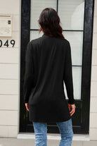 Basic Bae Full Size Open Front Long Sleeve Cardigan with Pockets - Life's Fun Treasures