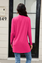 Basic Bae Full Size Open Front Long Sleeve Cardigan with Pockets - Life's Fun Treasures
