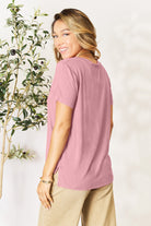 Basic Bae Full Size Round Neck Short Sleeve T-Shirt - Life's Fun Treasures