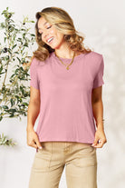 Basic Bae Full Size Round Neck Short Sleeve T-Shirt - Life's Fun Treasures