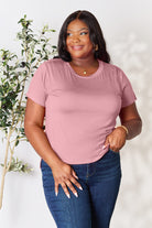 Basic Bae Full Size Round Neck Short Sleeve T-Shirt - Life's Fun Treasures