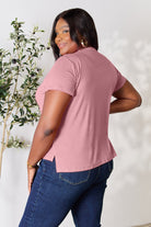Basic Bae Full Size Round Neck Short Sleeve T-Shirt - Life's Fun Treasures