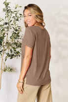 Basic Bae Full Size Round Neck Short Sleeve T-Shirt - Life's Fun Treasures