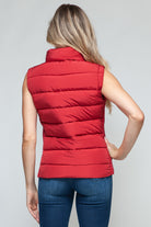Snobbish Zip Up Turtleneck Vest with Pockets - Life's Fun Treasures