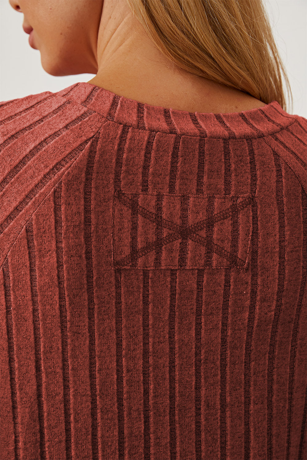 Basic Bae Full Size Ribbed Thumbhole Sleeve T-Shirt - Life's Fun Treasures