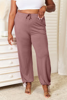 Basic Bae Full Size Soft Rayon Drawstring Waist Pants with Pockets - Life's Fun Treasures