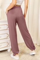 Basic Bae Full Size Soft Rayon Drawstring Waist Pants with Pockets - Life's Fun Treasures